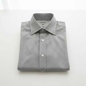 New J. Peterman Men's Green Plaid Long Sleeve Button Up Shirt Size Medium